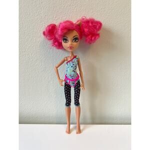 Monster High Doll Howleen Wolf Hip Hop Dance Class Pink Hair No Shoes